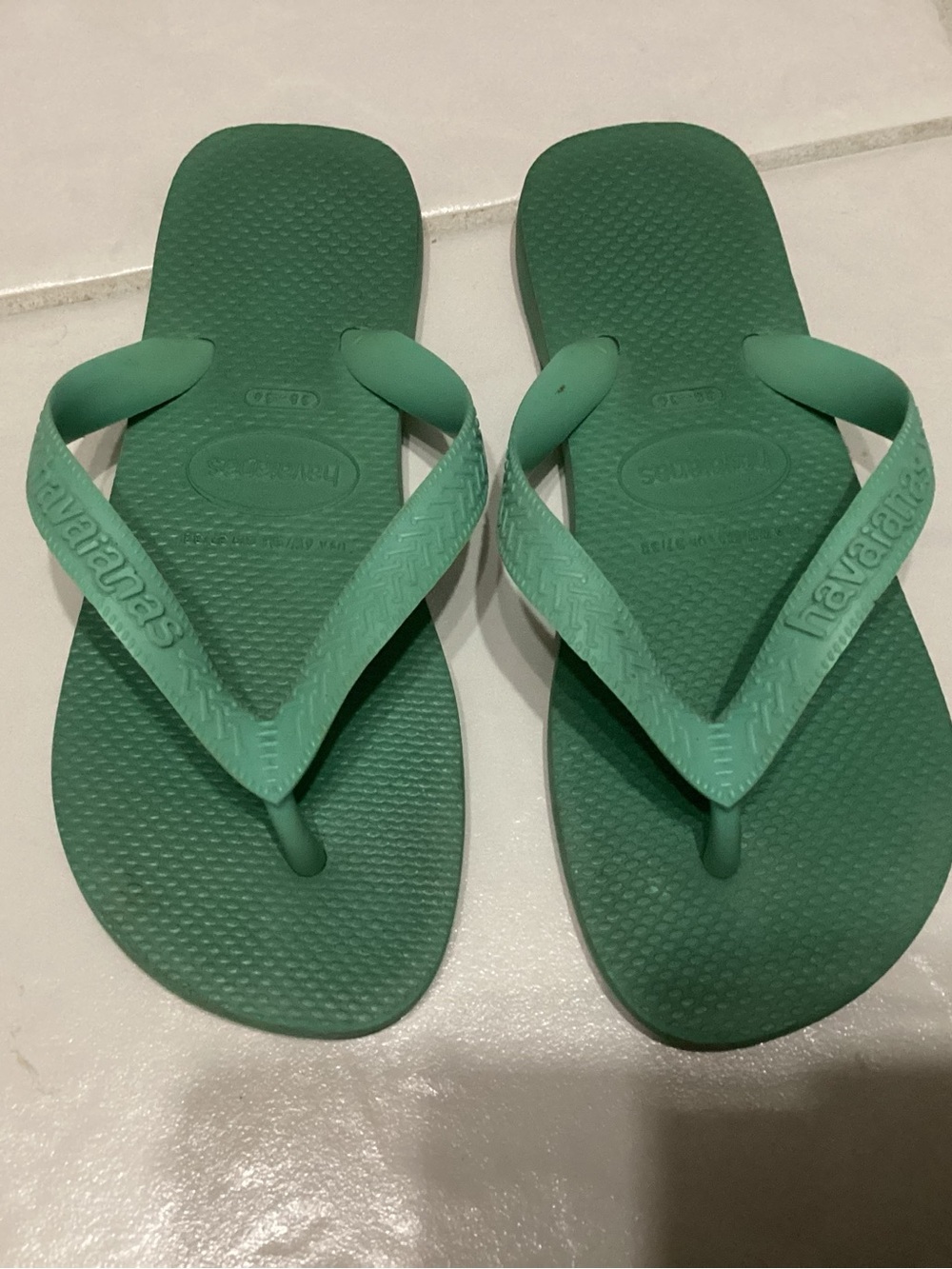 Havaianas Mint Green Classic Flip Flops